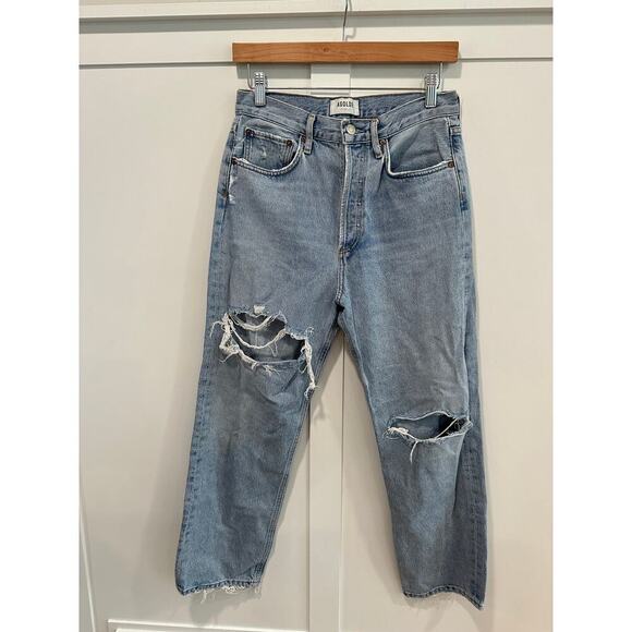 Agolde Denim - AGOLDE 90’s Straight Distressed Jeans Size 25